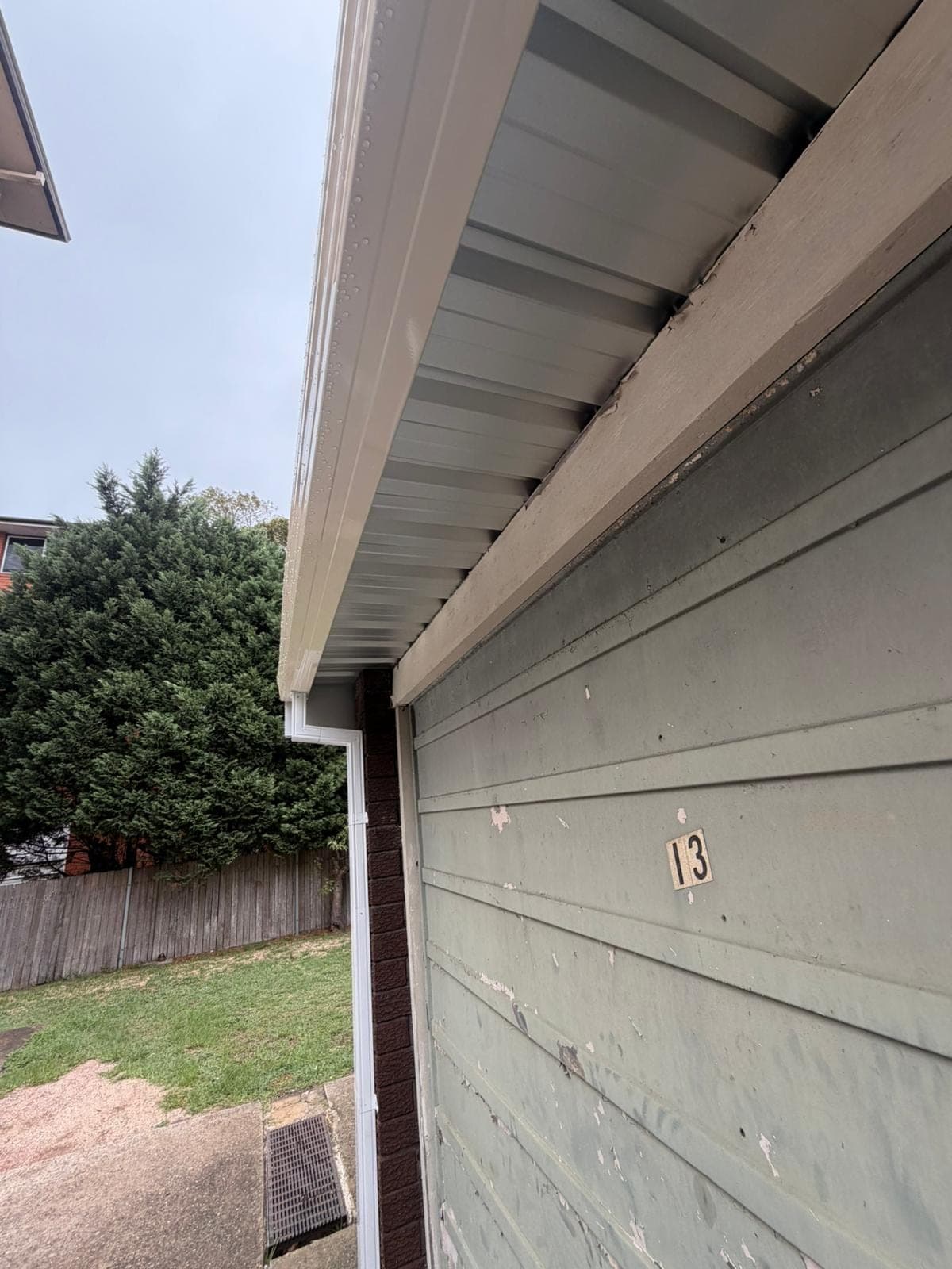 New Colorbond gutters installed clean result Haberfield Sydney