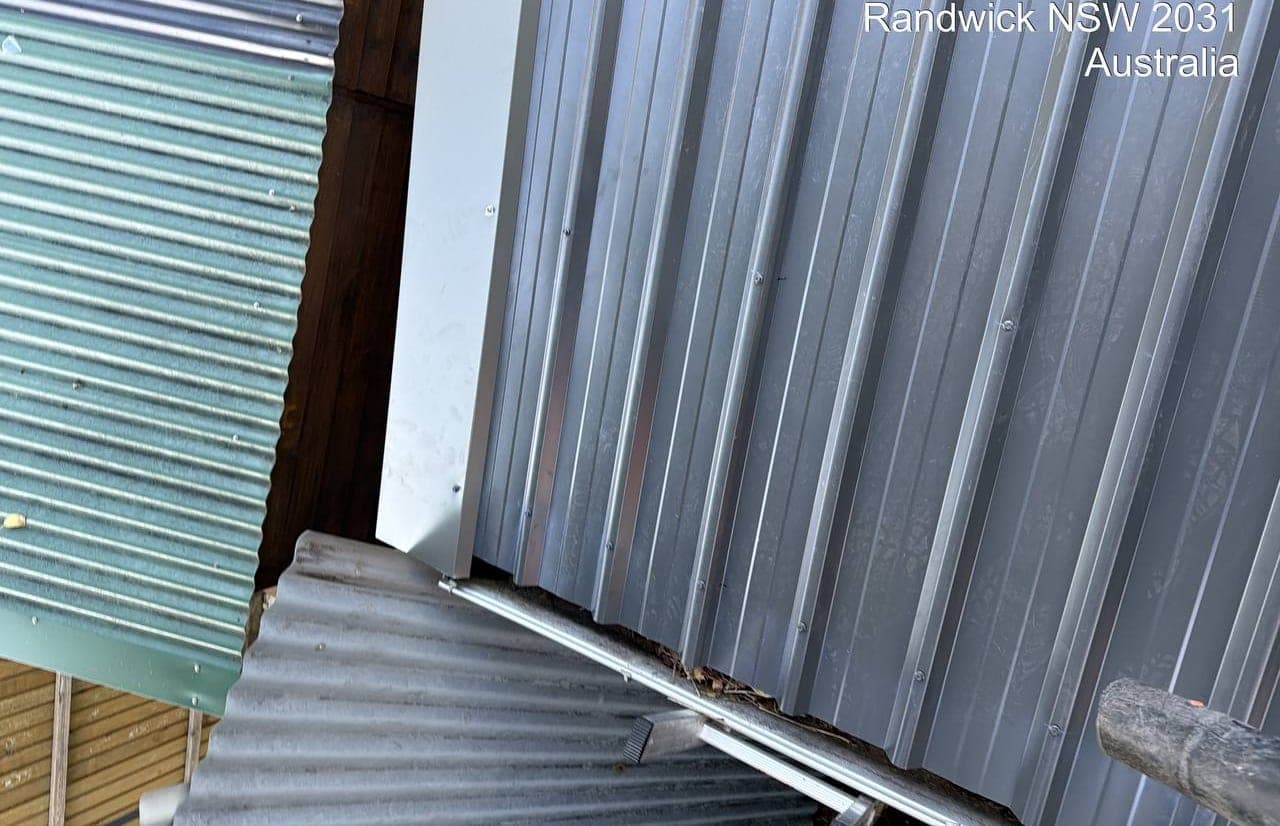 New Zincalume corrugated metal roof installation Crown Roofers Randwick Sydney Eastern Suburbs project 2 — photo 5 v2