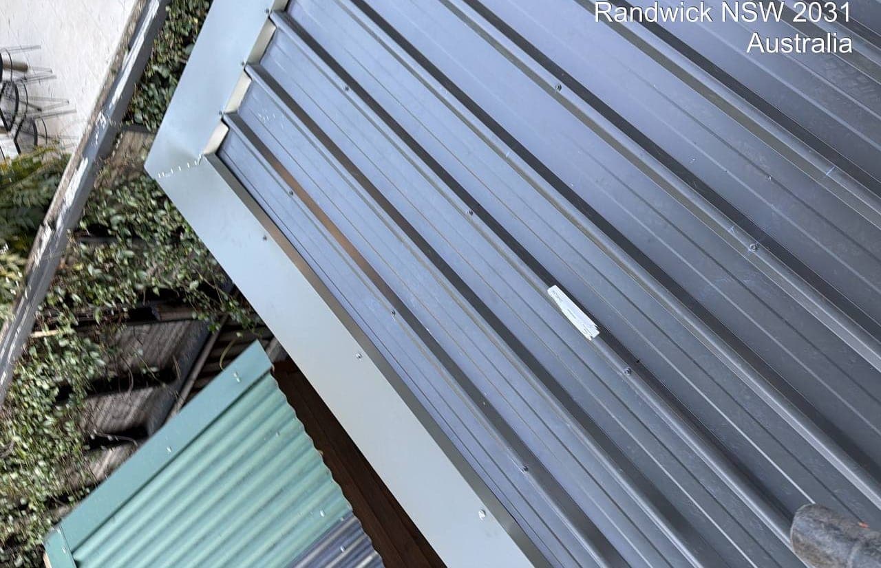New Zincalume corrugated metal roof installation Crown Roofers Randwick Sydney Eastern Suburbs project 2 — photo 6 v2