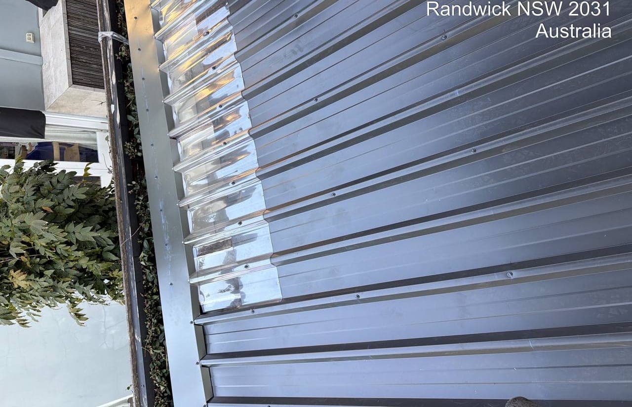 New Zincalume corrugated metal roof installation Crown Roofers Randwick Sydney Eastern Suburbs project 2 — photo 9 v2