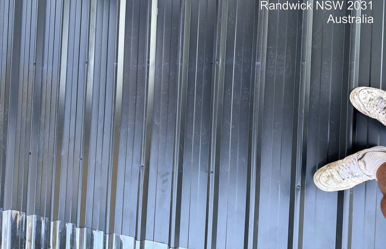 New Zincalume corrugated metal roof installation Crown Roofers Randwick Sydney Eastern Suburbs project 2 — photo 16 v2