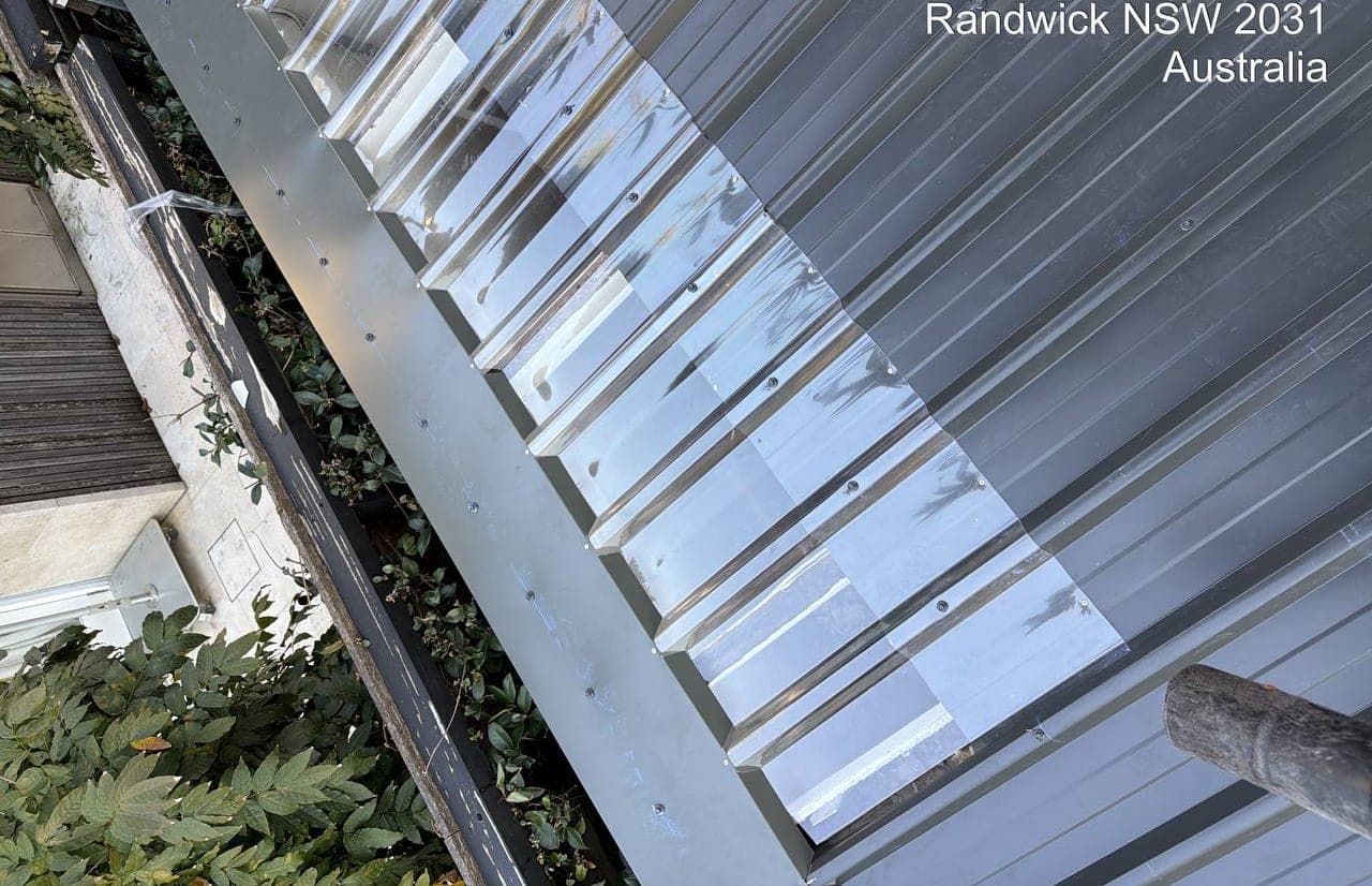 New Zincalume corrugated metal roof installation Crown Roofers Randwick Sydney Eastern Suburbs project 2 — photo 17 v2
