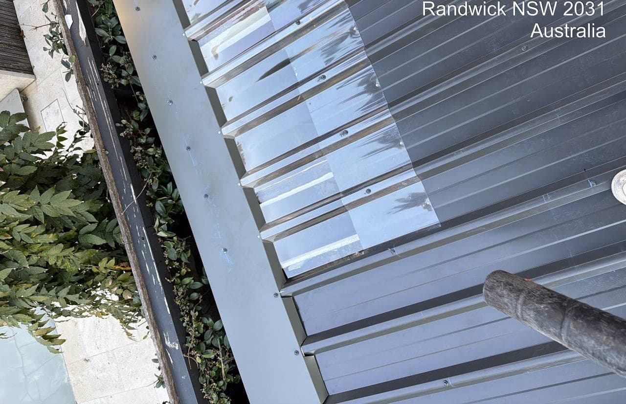 New Zincalume corrugated metal roof installation Crown Roofers Randwick Sydney Eastern Suburbs project 2 — photo 18 v2