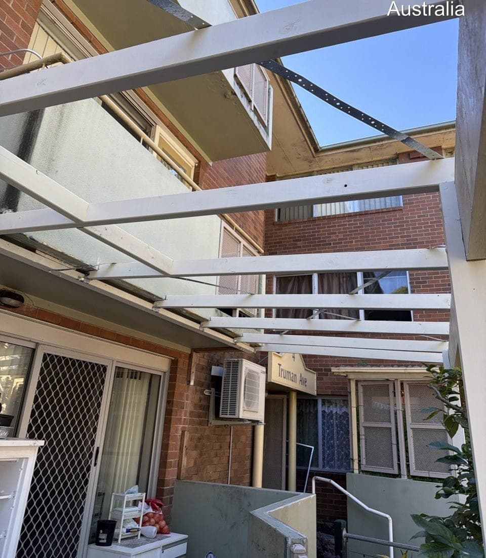 Polycarbonate pergola roof replacement Crown Roofers Riverwood South West Sydney — photo 4 v2