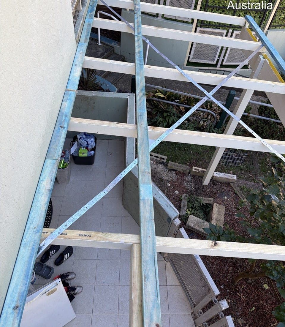 Polycarbonate pergola roof replacement Crown Roofers Riverwood South West Sydney — photo 8 v2