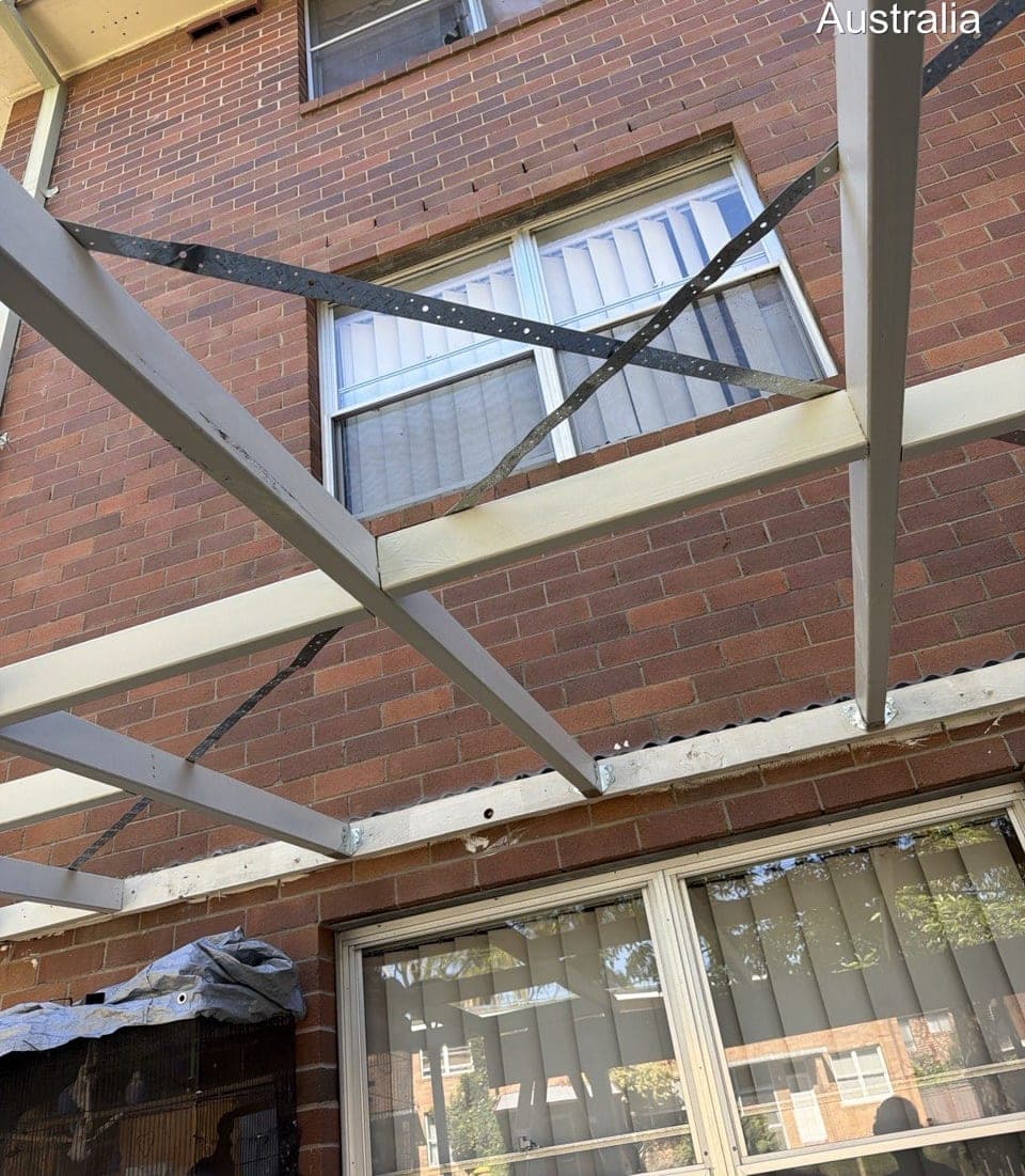 Polycarbonate pergola roof replacement Crown Roofers Riverwood South West Sydney — photo 11 v2