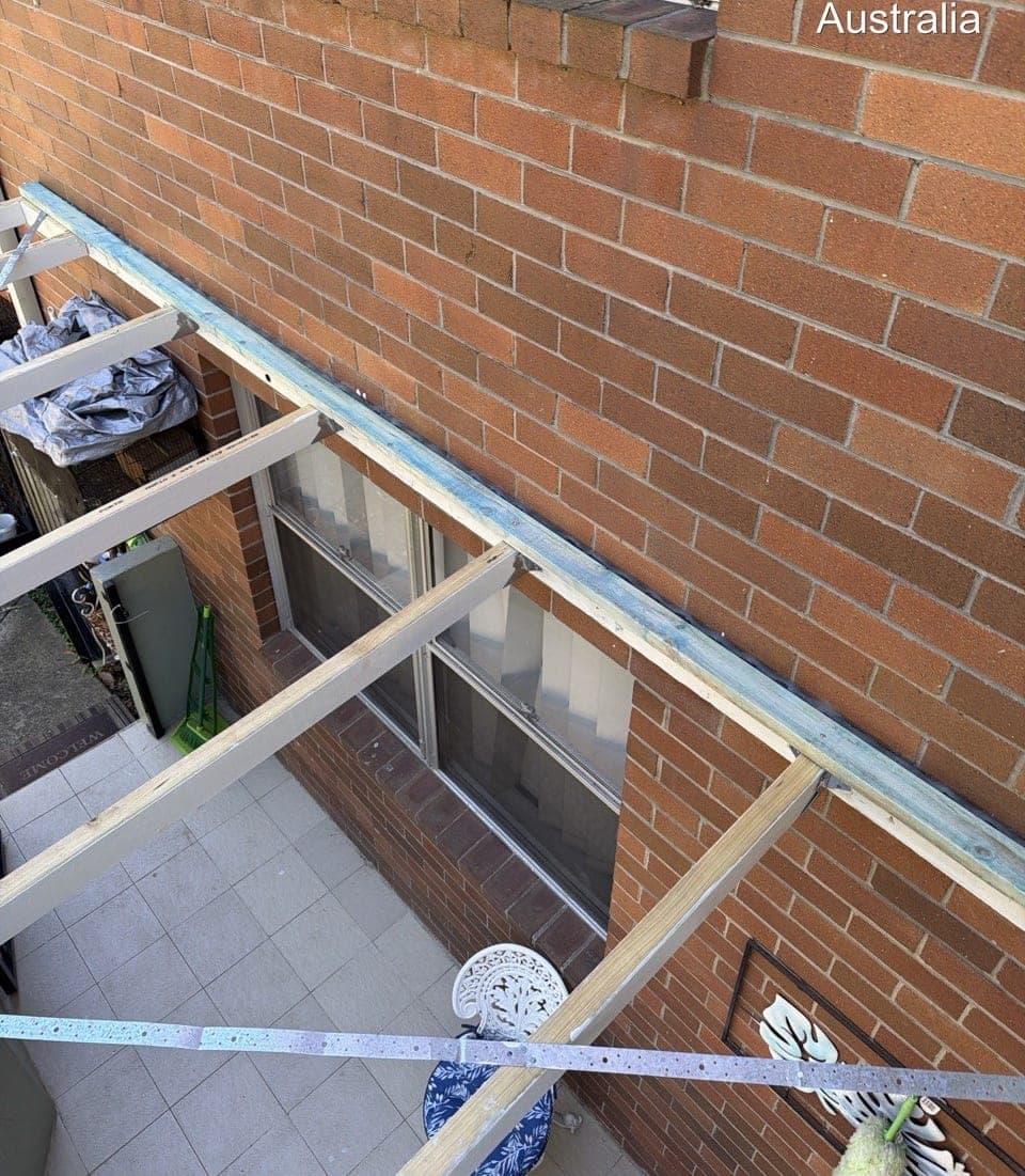 Polycarbonate pergola roof replacement Crown Roofers Riverwood South West Sydney — photo 17 v2
