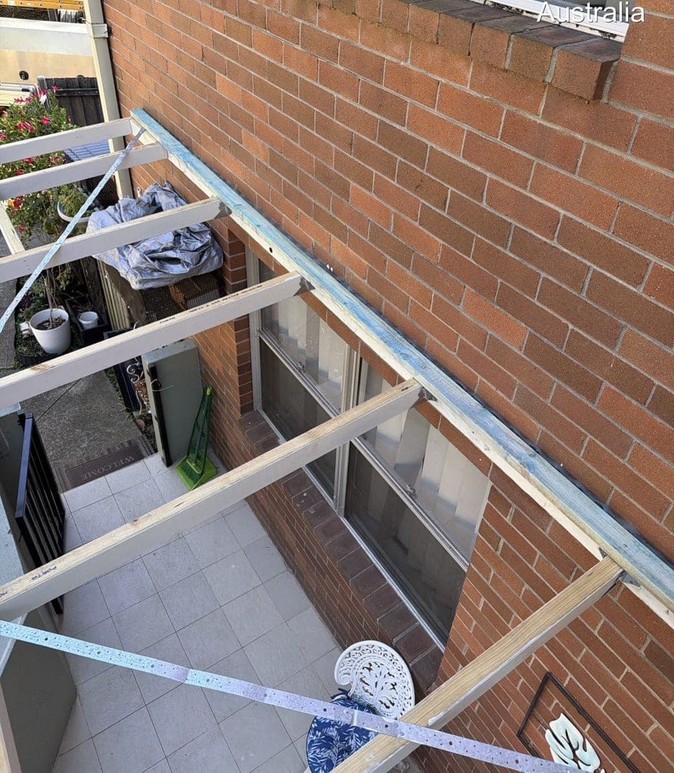 Polycarbonate pergola roof replacement Crown Roofers Riverwood South West Sydney — photo 18 v2