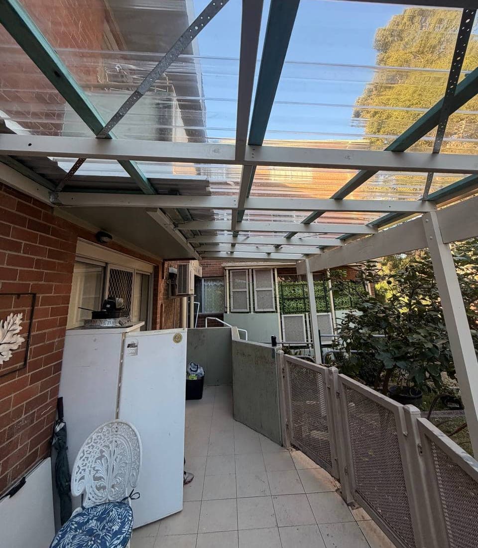 Polycarbonate pergola roof replacement Crown Roofers Riverwood South West Sydney — photo 32 v2