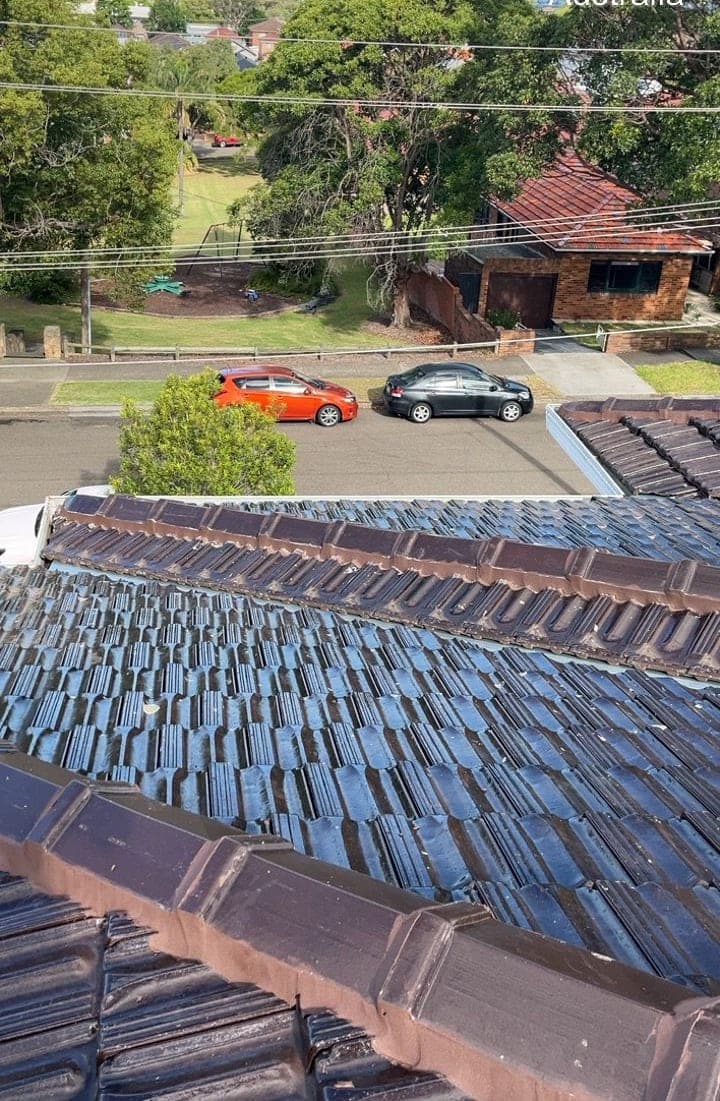 Terracotta tile roof restoration and re-coating Crown Roofers Bexley St George Sydney — photo 3 v2