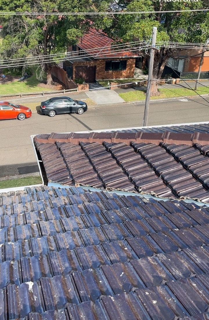 Terracotta tile roof restoration and re-coating Crown Roofers Bexley St George Sydney — photo 11 v2