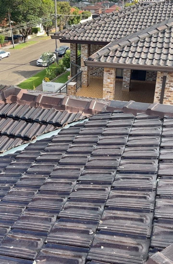 Terracotta tile roof restoration and re-coating Crown Roofers Bexley St George Sydney — photo 18 v2