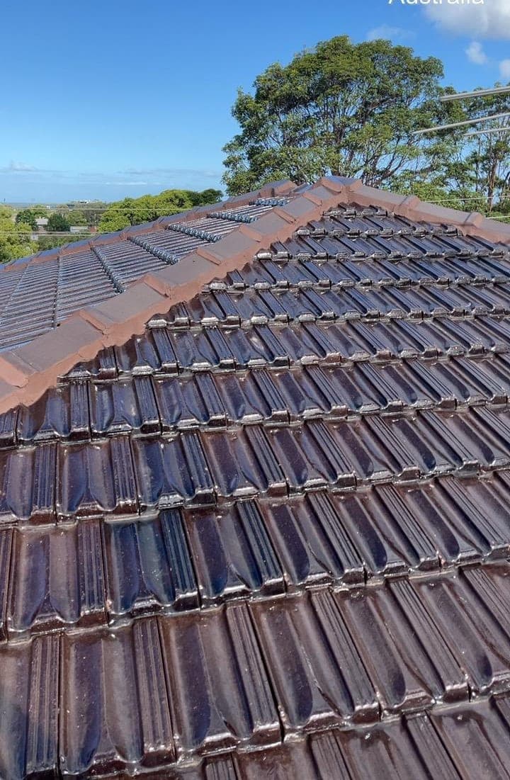 Concrete tile roof restoration Crown Roofers Bexley Sydney St George — photo 2 v2