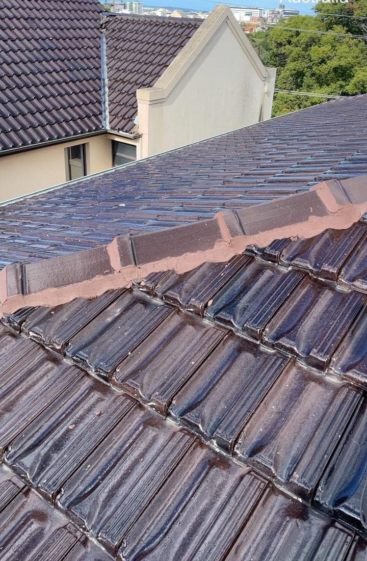 Concrete tile roof restoration Crown Roofers Bexley Sydney St George — photo 6 v2