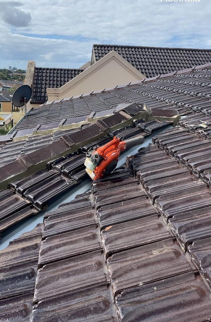 Concrete tile roof restoration Crown Roofers Bexley Sydney St George — photo 9 v2