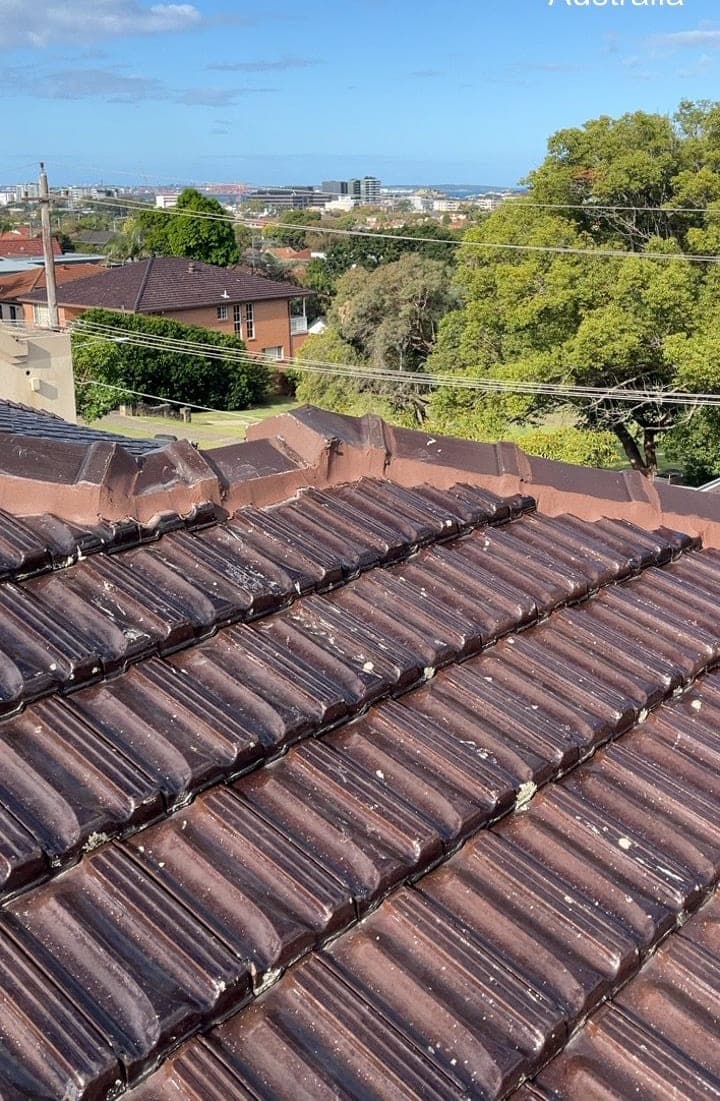 Terracotta tile roof restoration and re-coating Crown Roofers Bexley St George Sydney — photo 21 v2