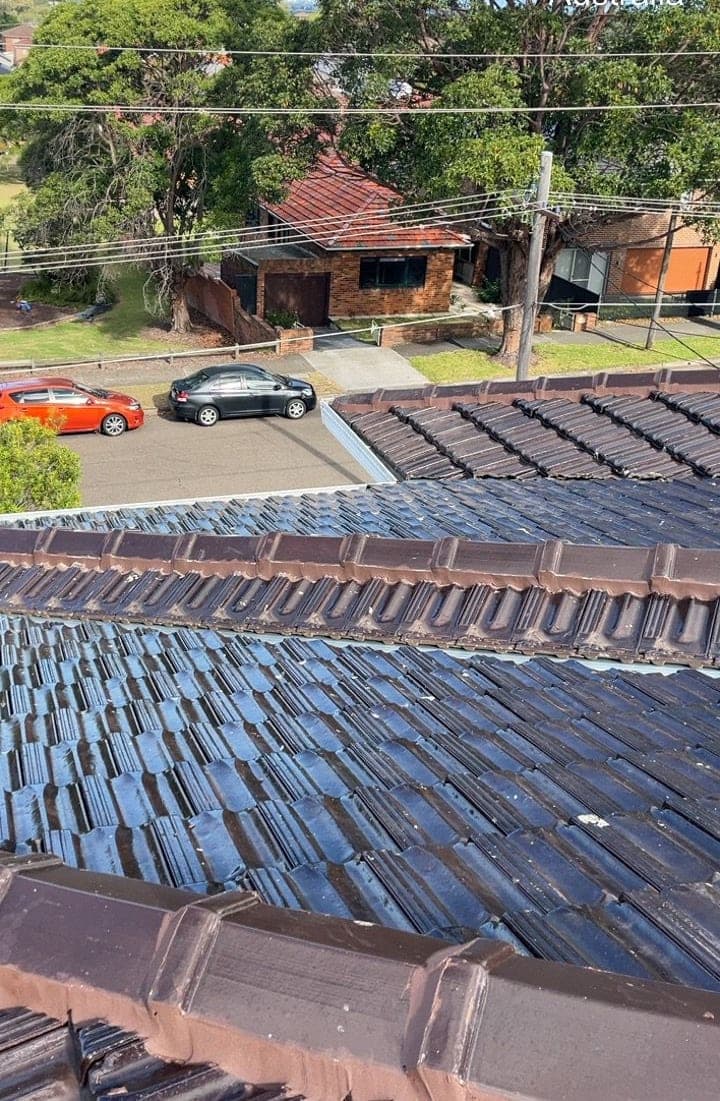 Terracotta tile roof restoration and re-coating Crown Roofers Bexley St George Sydney — photo 26 v2