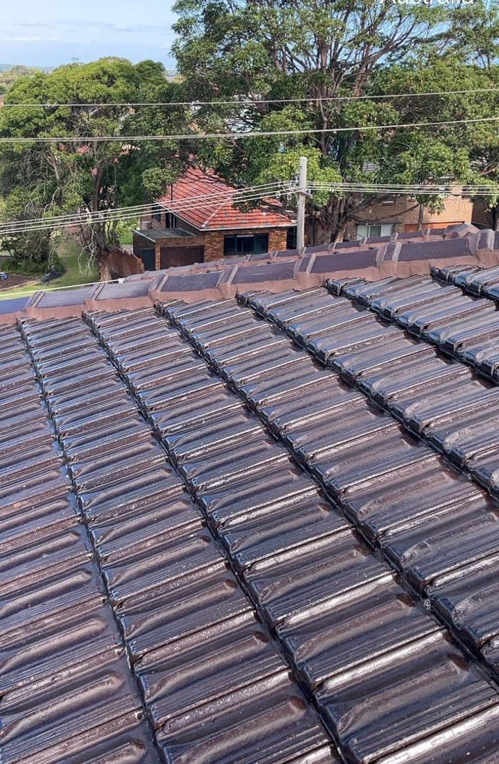 Terracotta tile roof restoration and re-coating Crown Roofers Bexley St George Sydney — photo 27 v2