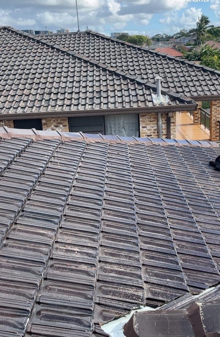 Terracotta tile roof restoration and re-coating Crown Roofers Bexley St George Sydney — photo 29 v2