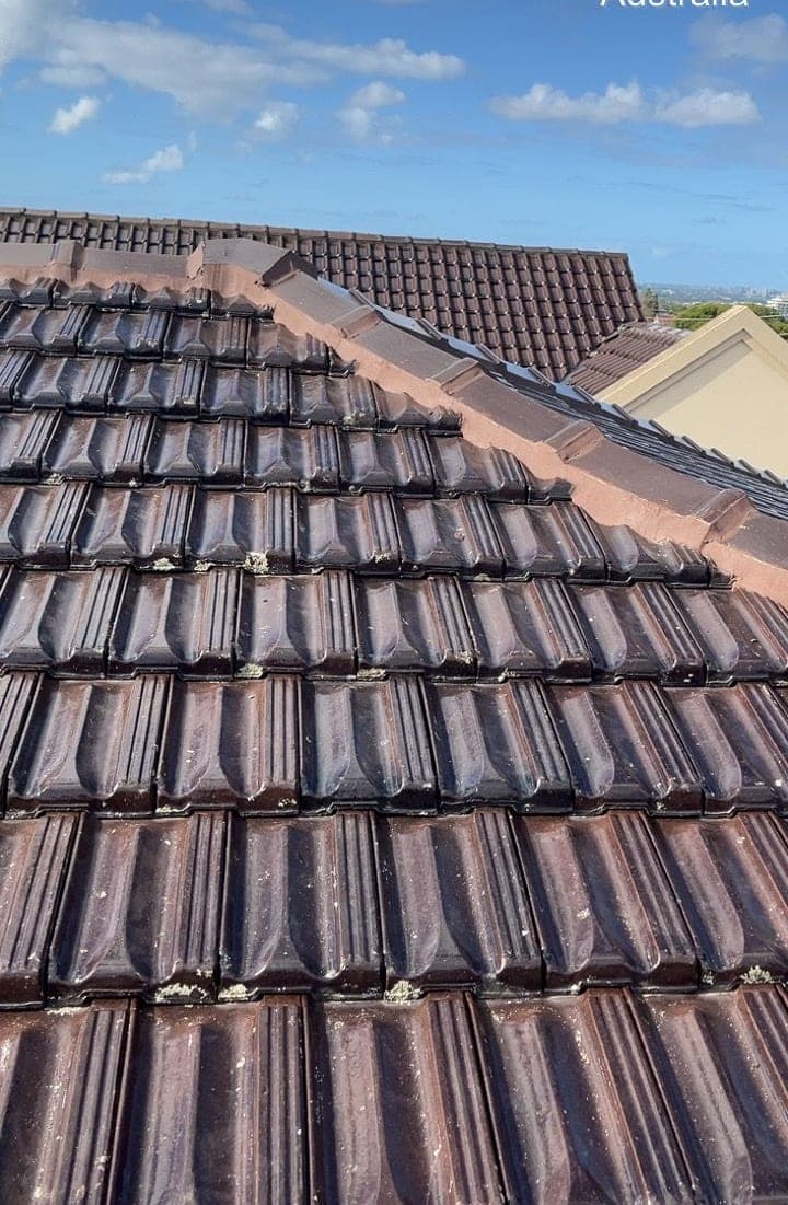 Terracotta tile roof restoration and re-coating Crown Roofers Bexley St George Sydney — photo 30 v2