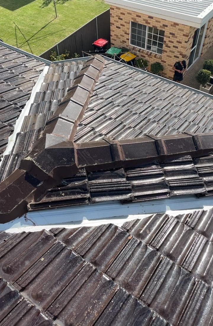 Terracotta tile roof restoration and re-coating Crown Roofers Bexley St George Sydney — photo 35 v2