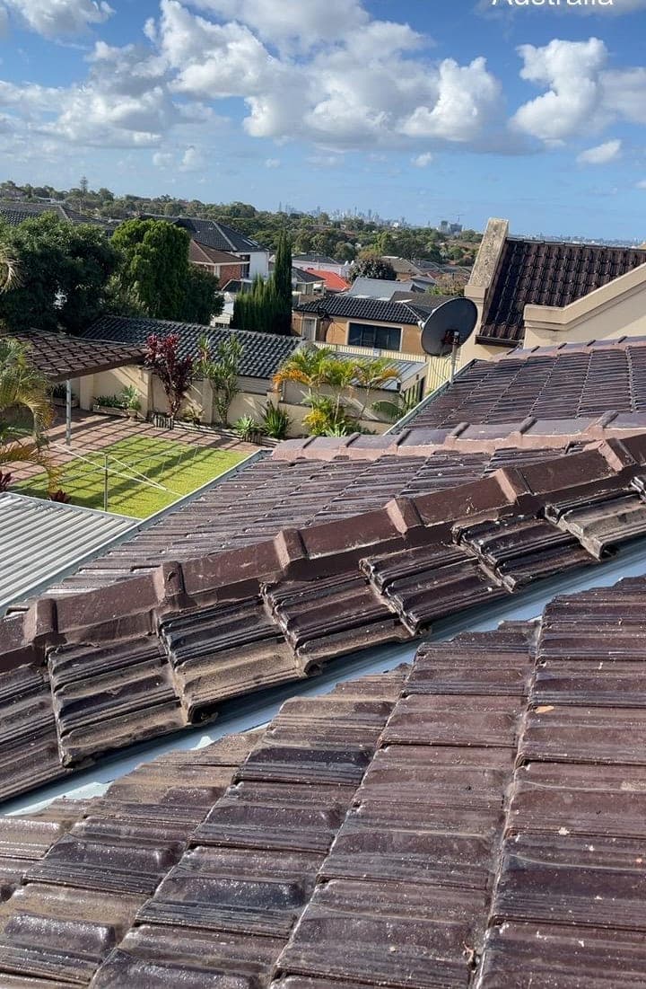 Terracotta tile roof restoration and re-coating Crown Roofers Bexley St George Sydney — photo 39 v2