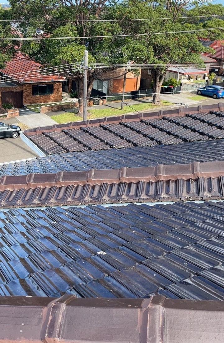 Terracotta tile roof restoration and re-coating Crown Roofers Bexley St George Sydney — photo 48 v2