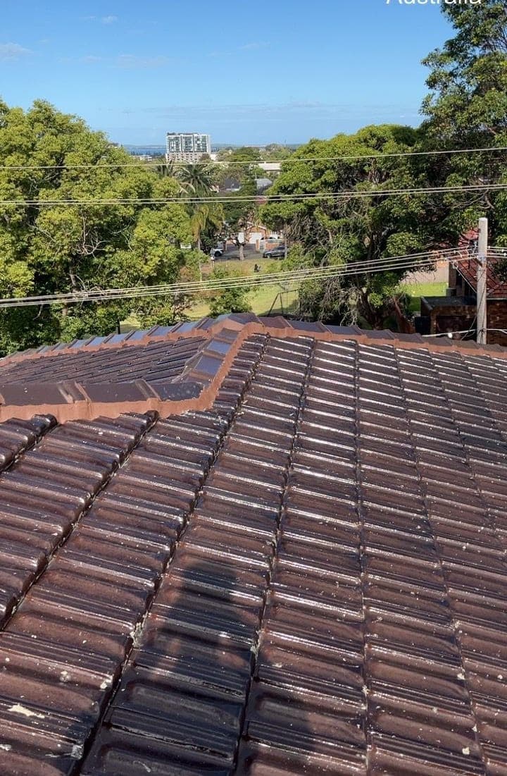 Terracotta tile roof restoration and re-coating Crown Roofers Bexley St George Sydney — photo 50 v2