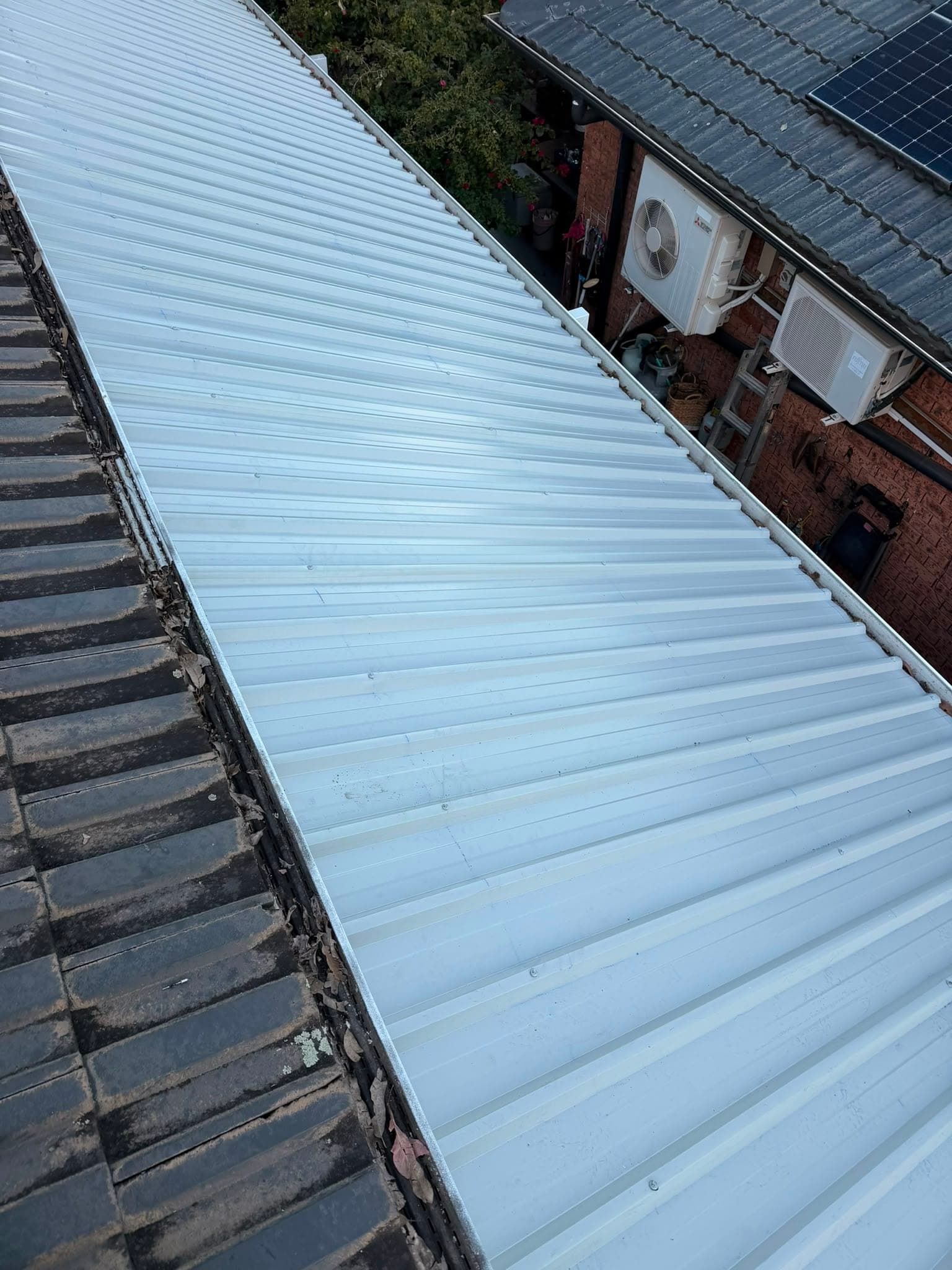 After: Carport, Back Deck & Front Room Re-Sheet — Emu Heights