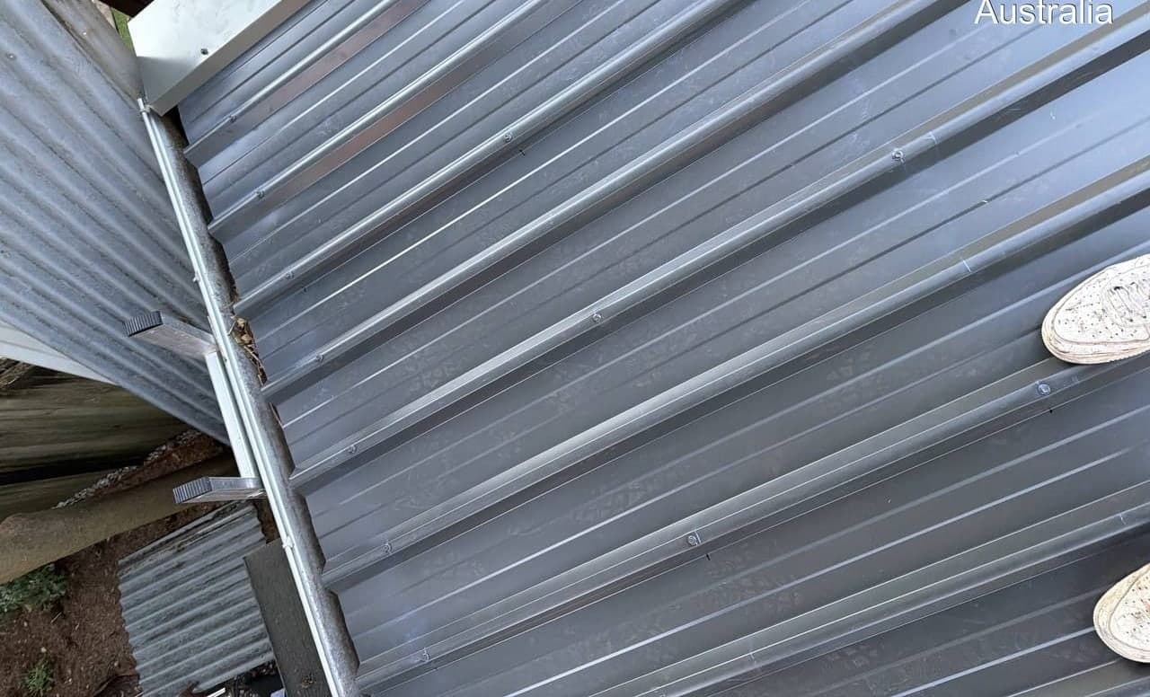 New Zincalume corrugated metal roof installation Crown Roofers Randwick Sydney Eastern Suburbs project 2 — photo 2 v2