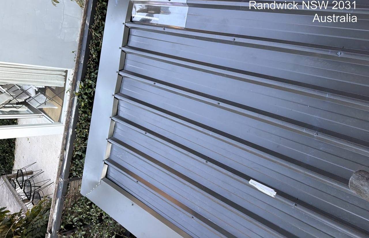 New Zincalume corrugated metal roof installation Crown Roofers Randwick Sydney Eastern Suburbs project 2 — photo 7 v2