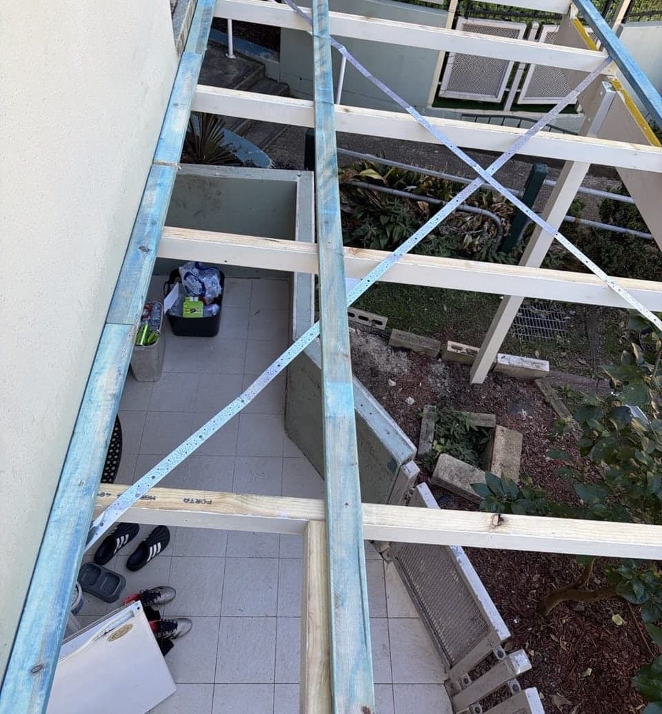 Polycarbonate pergola roof replacement Crown Roofers Riverwood South West Sydney — photo 8 v2