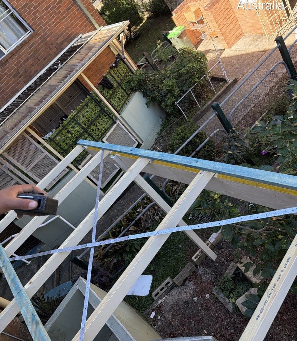 Polycarbonate pergola roof replacement Crown Roofers Riverwood South West Sydney — photo 16 v2