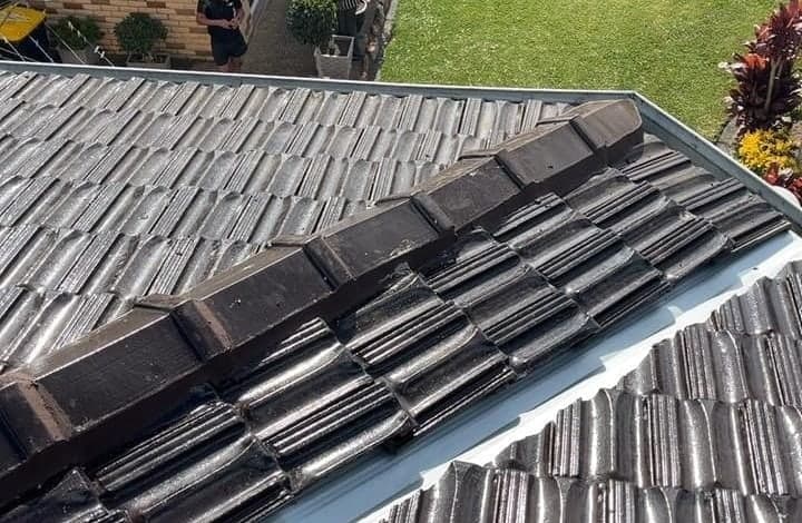 Terracotta tile roof restoration and re-coating Crown Roofers Bexley St George Sydney — photo 2 v2