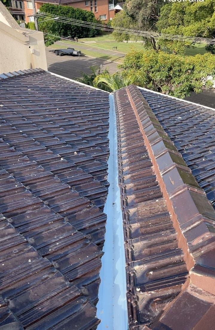 Terracotta tile roof restoration and re-coating Crown Roofers Bexley St George Sydney — photo 8 v2