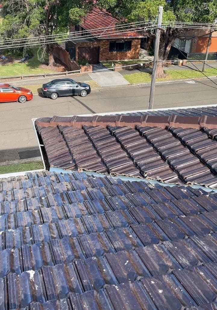 Terracotta tile roof restoration and re-coating Crown Roofers Bexley St George Sydney — photo 11 v2