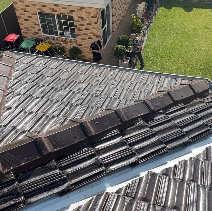 Terracotta tile roof restoration and re-coating Crown Roofers Bexley St George Sydney — photo 25 v2