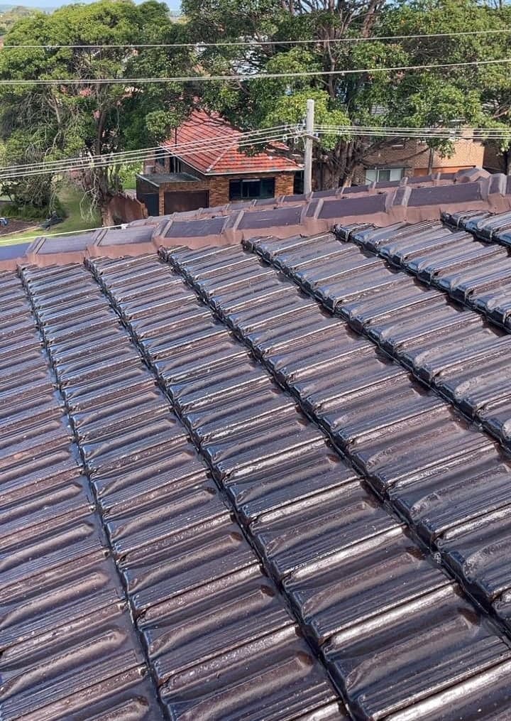 Terracotta tile roof restoration and re-coating Crown Roofers Bexley St George Sydney — photo 27 v2