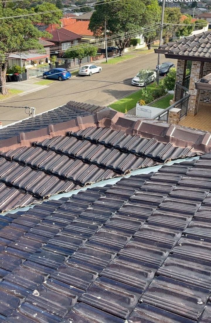Terracotta tile roof restoration and re-coating Crown Roofers Bexley St George Sydney — photo 38 v2