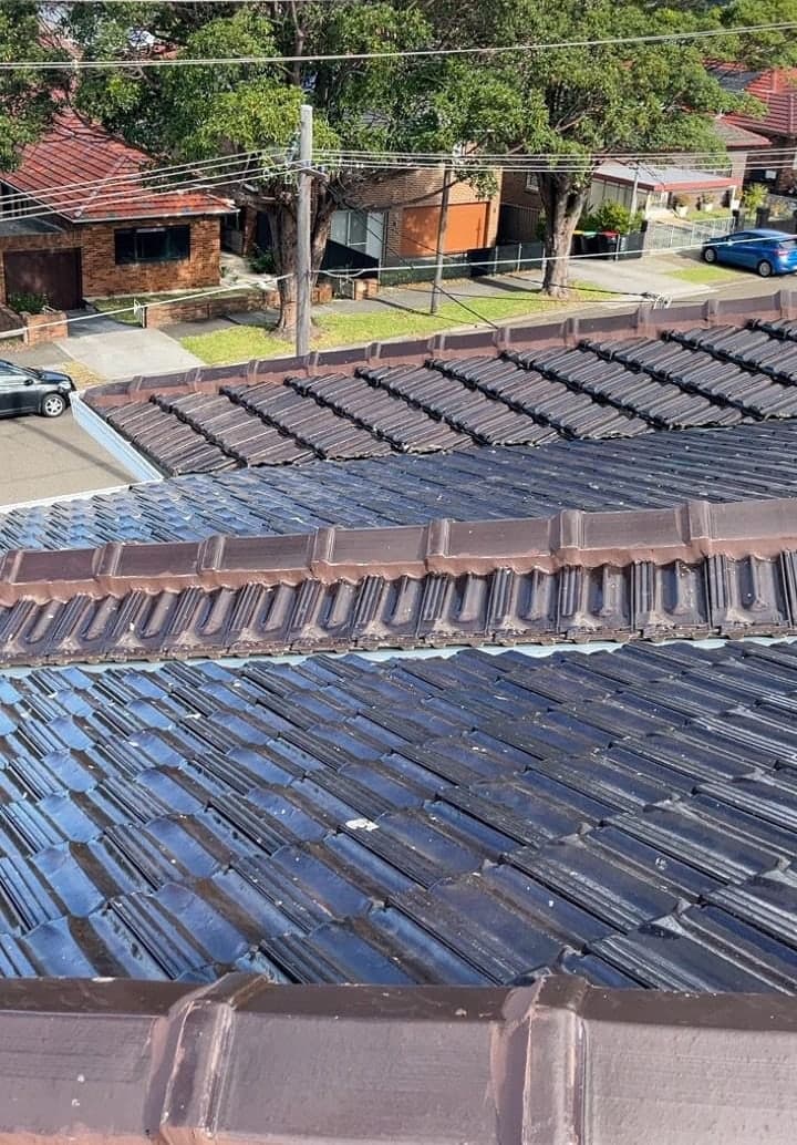 Terracotta tile roof restoration and re-coating Crown Roofers Bexley St George Sydney — photo 48 v2